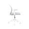Boss Office Products White Frame/Gray Mesh Task Chair B676WT-GY - alternate 2